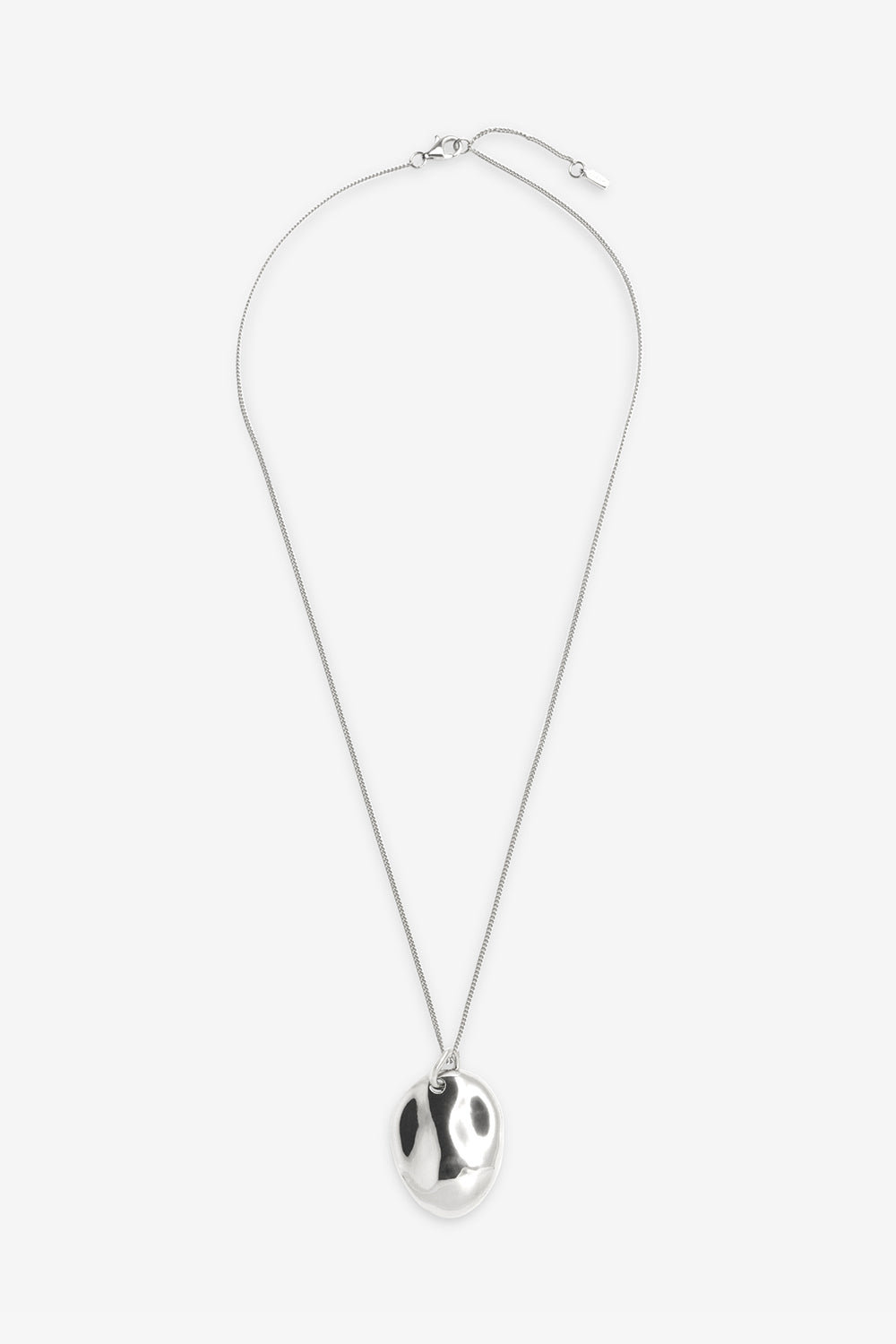 Dylan Dome Chain Necklace - Silver | Last One