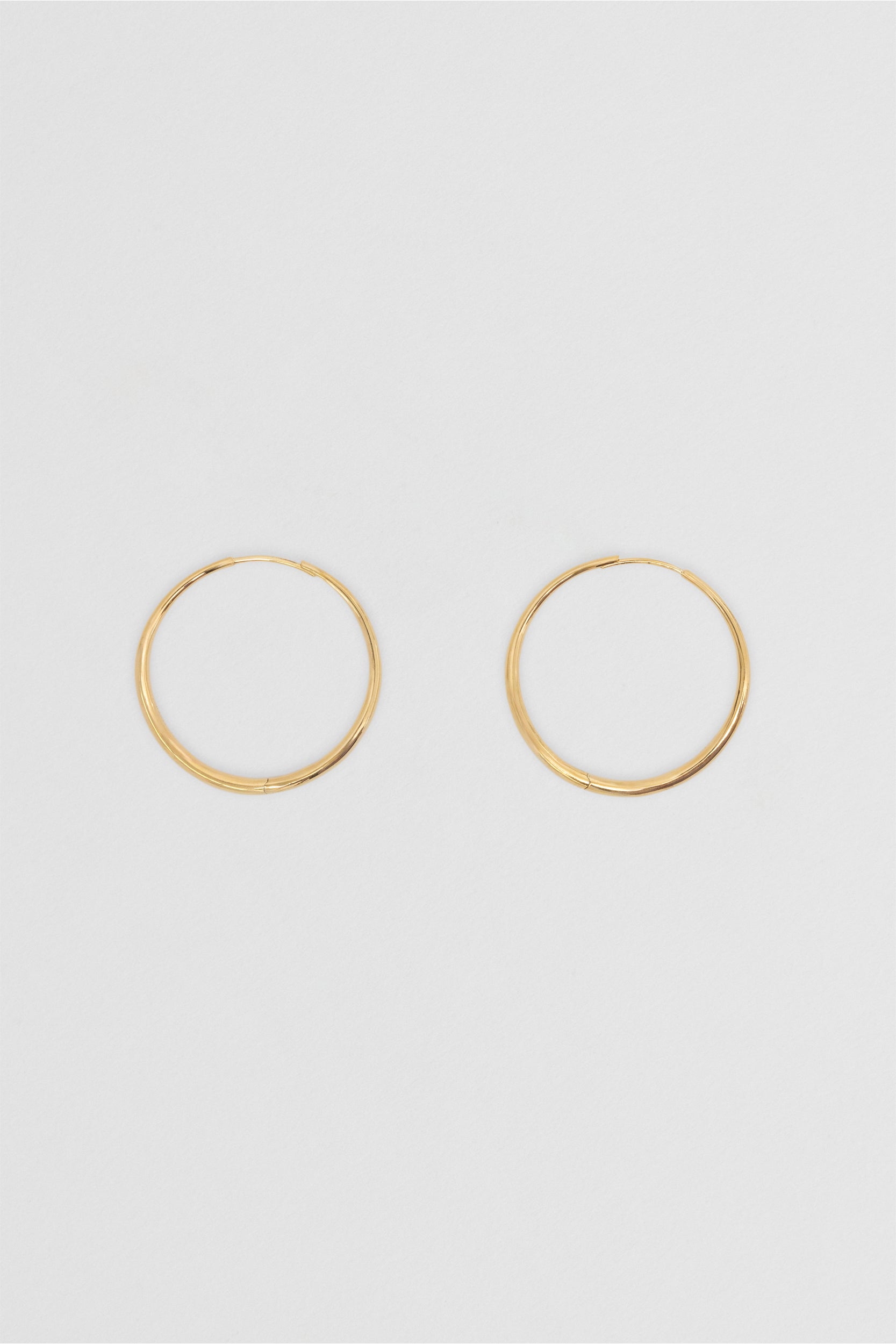 Momento Large Hoops - Gold | Last One