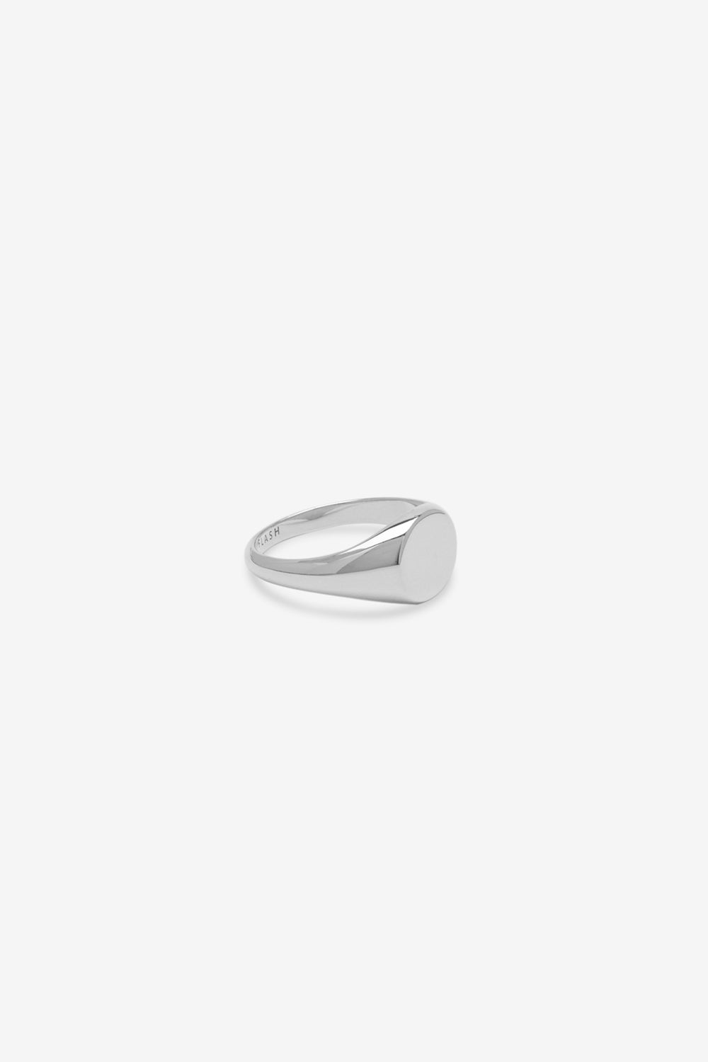 Flash Jewellery Classic Signet Ring in Sterling Silver