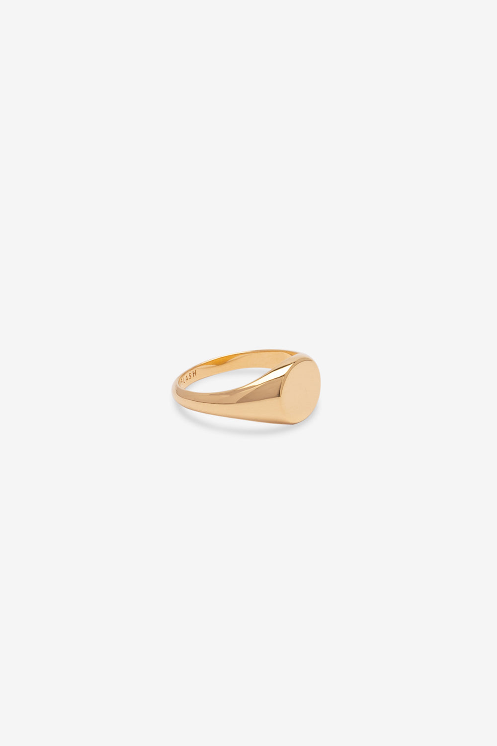 Flash Jewellery Classic Signet Ring, 9k Gold