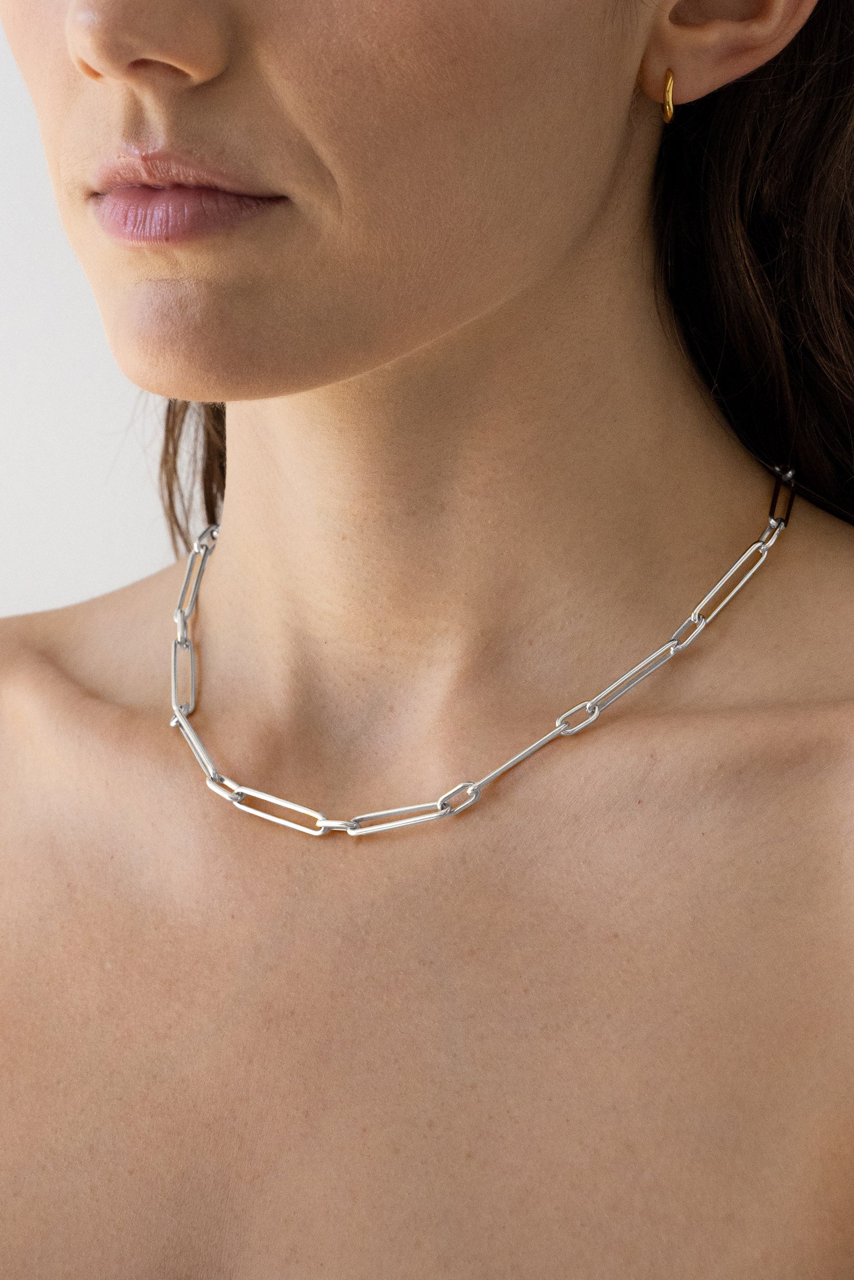 Jean Chain Necklace - Sterling Silver