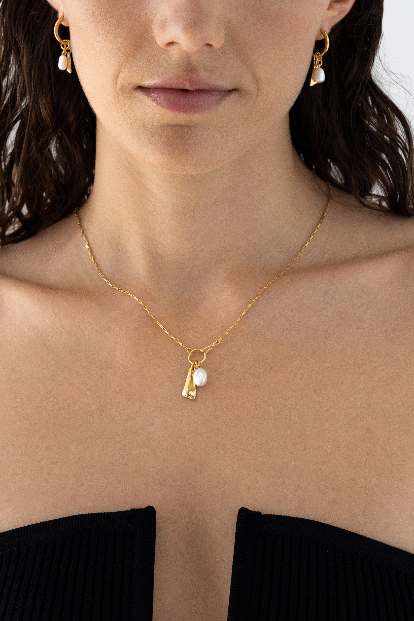 Tag Necklace - Gold
