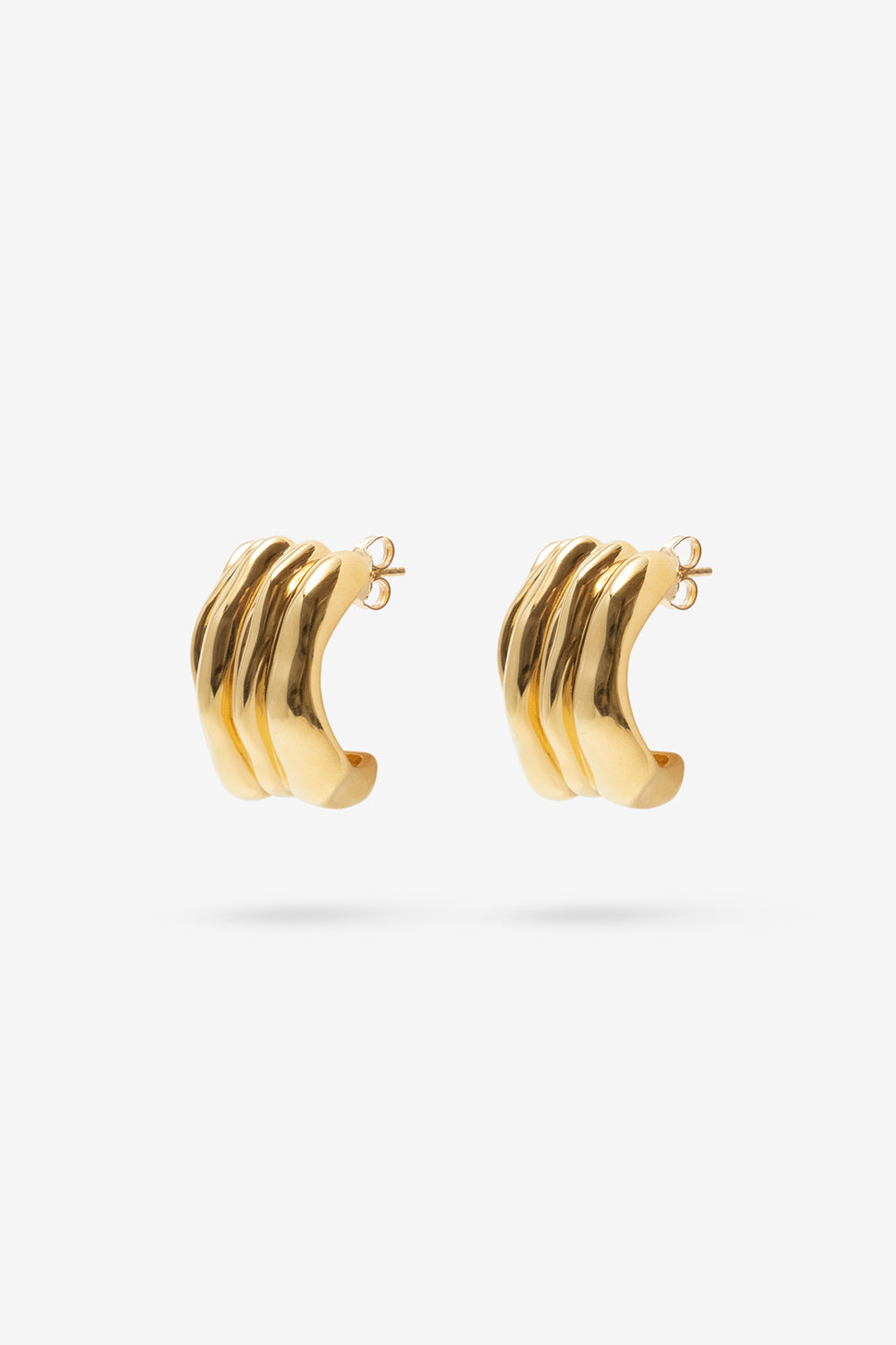 Vertigo Earrings - Gold