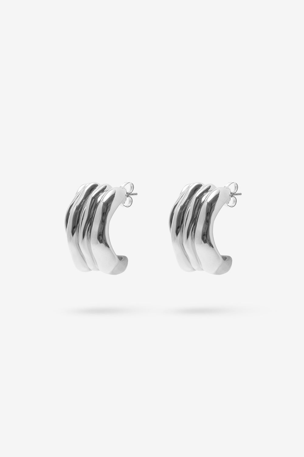 Vertigo Earrings - Silver