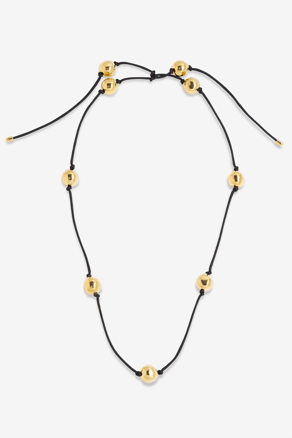 Knotted Necklace - Gold Plated Brass