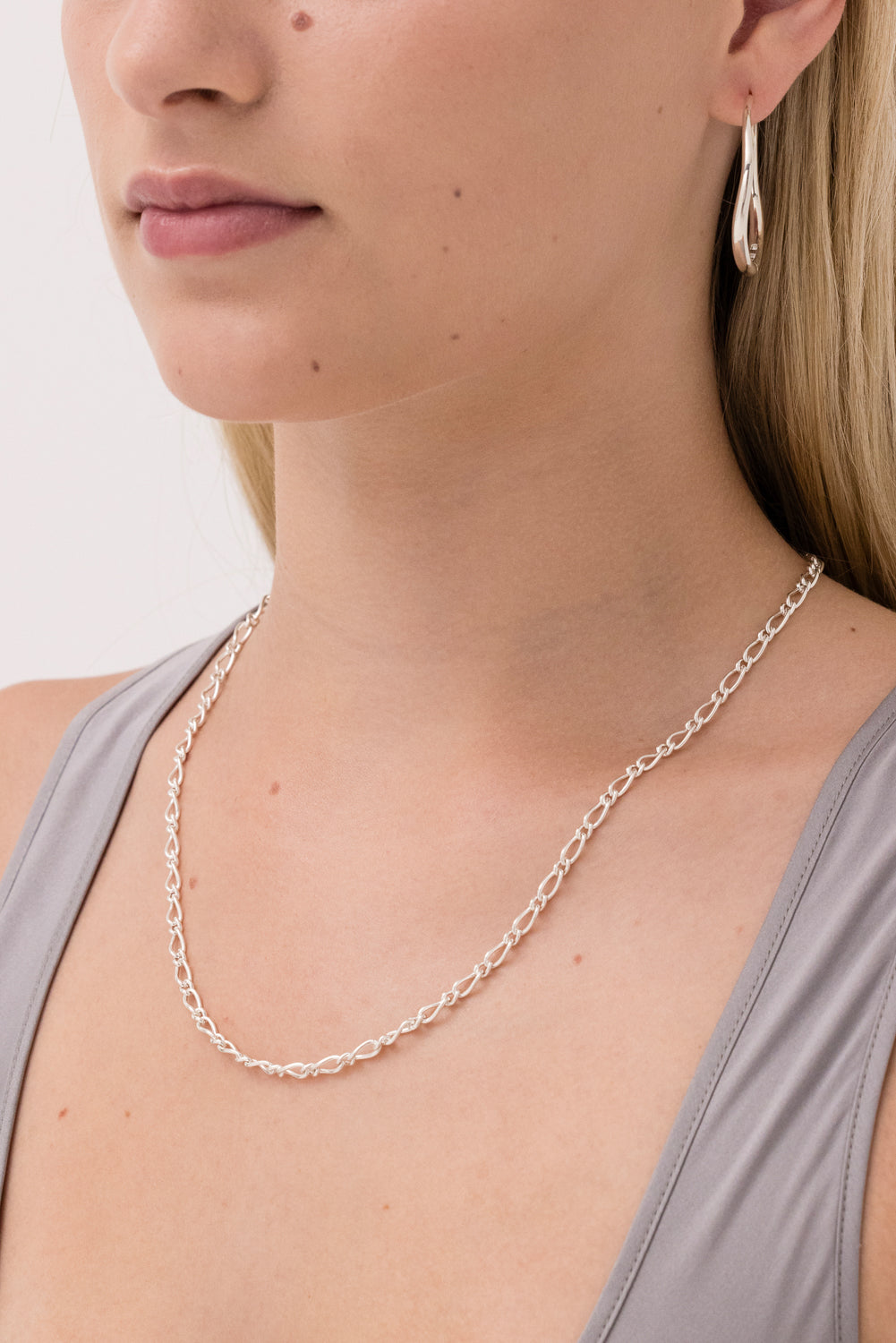 Lynkage Chain Necklace - Silver