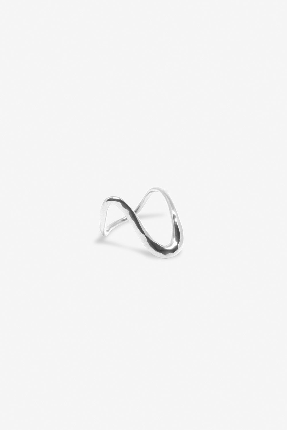 Swirl Ring - Large - Silver