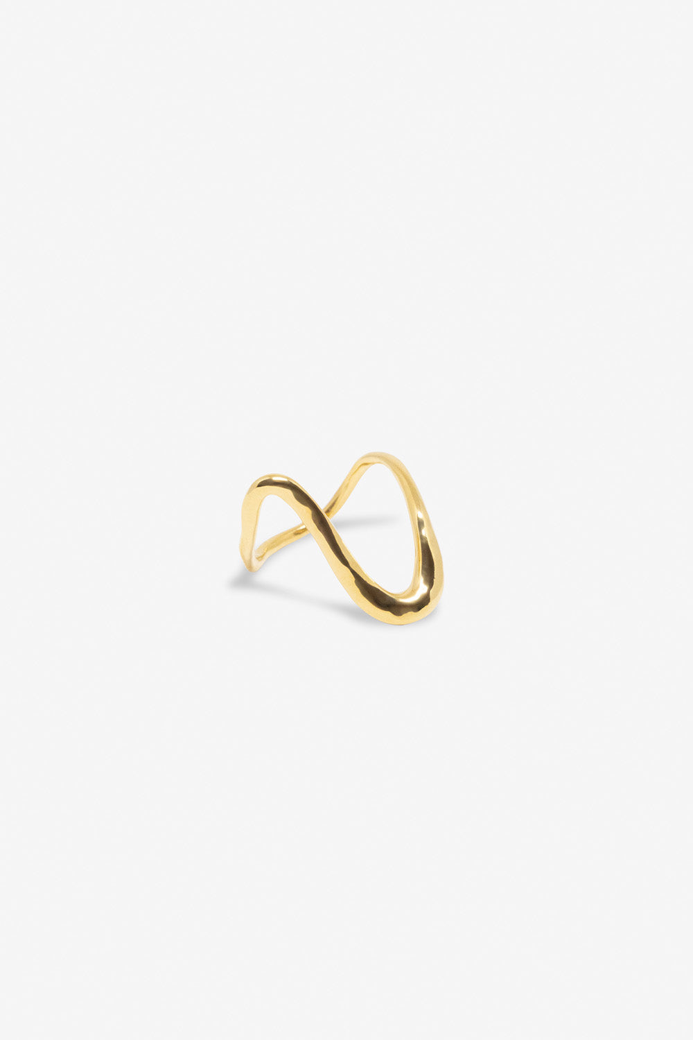 Swirl Ring - Large - Gold