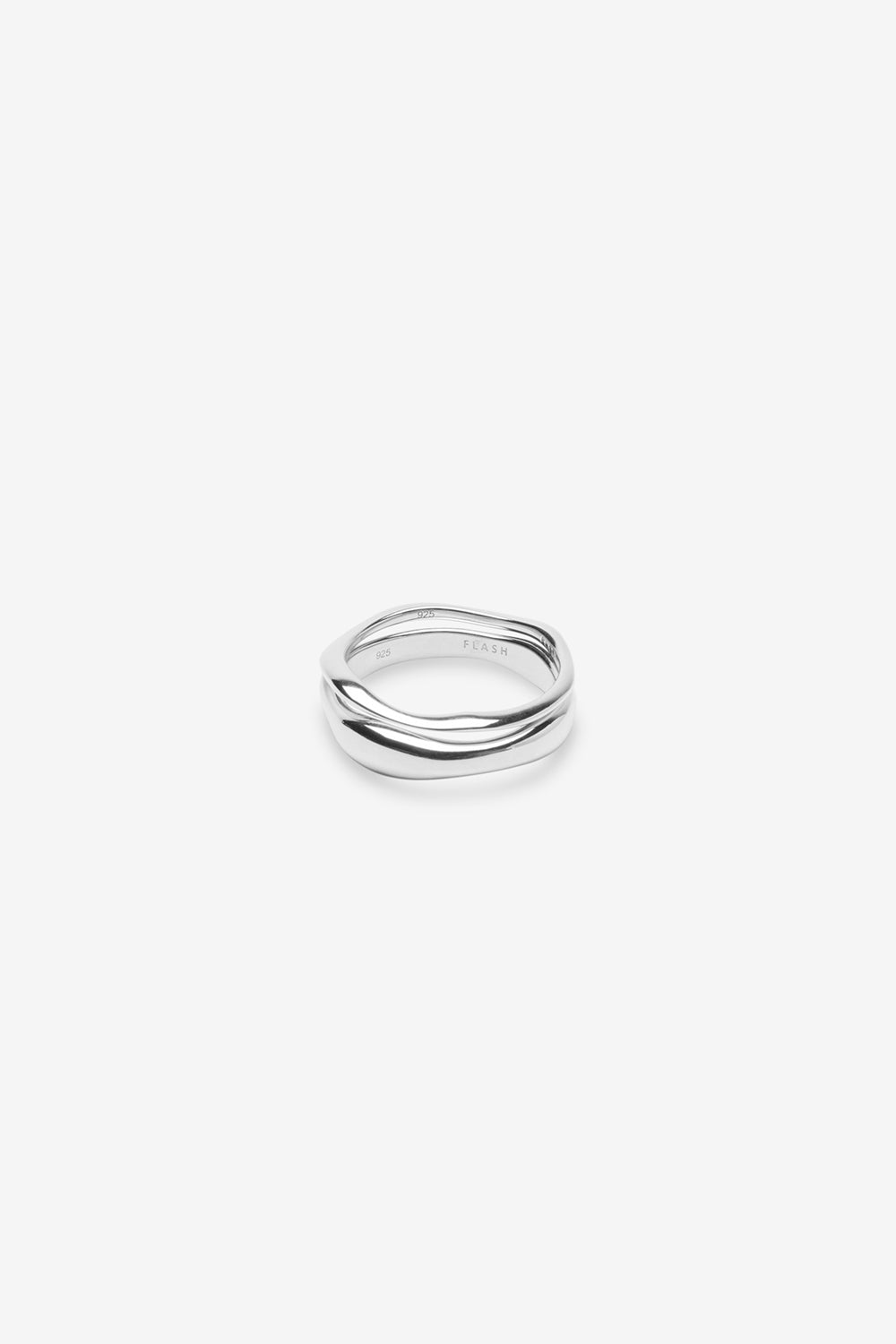 Waves Ring Set - Recycled Sterling Silver