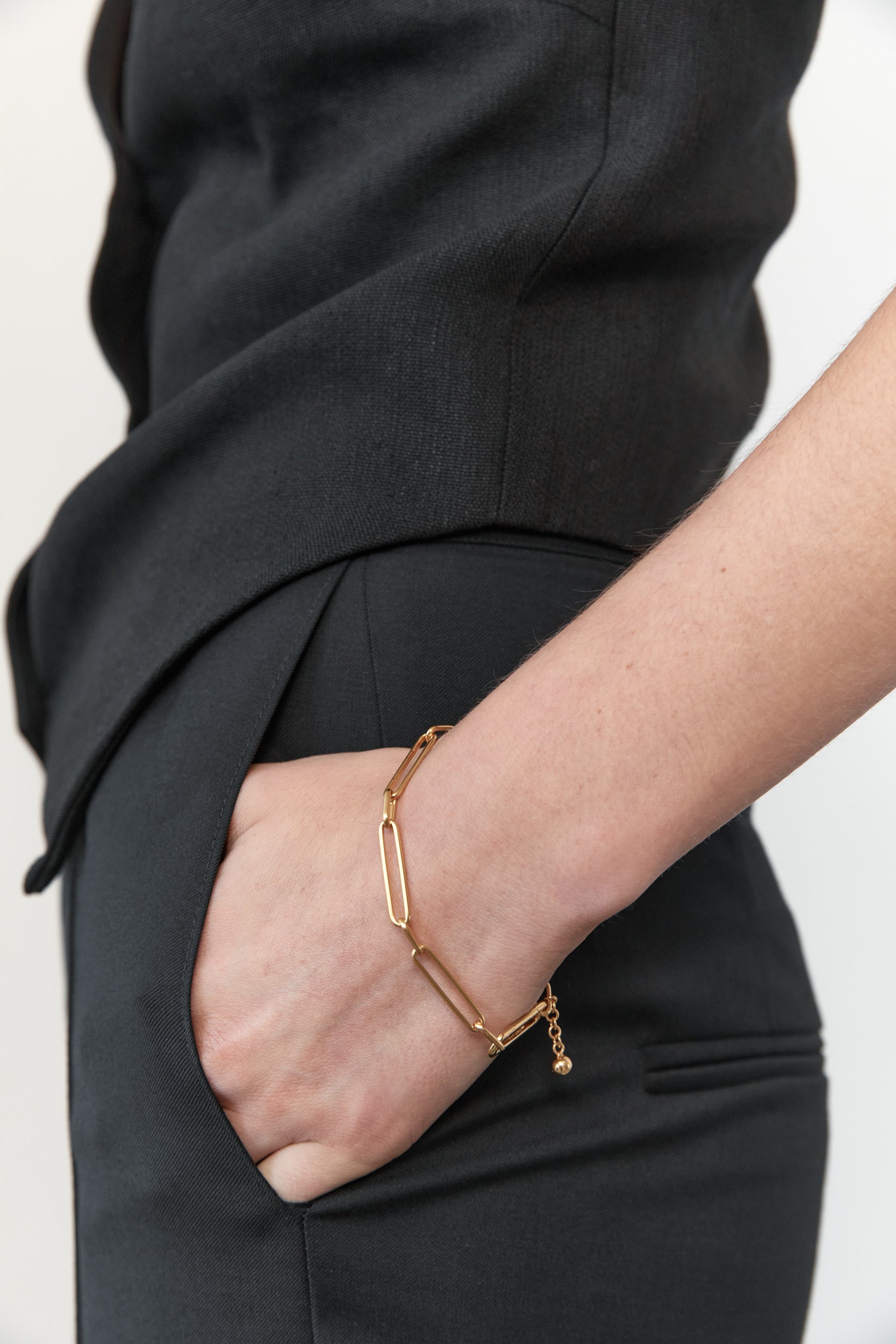 Jean Chain Bracelet - 14k Gold Plated