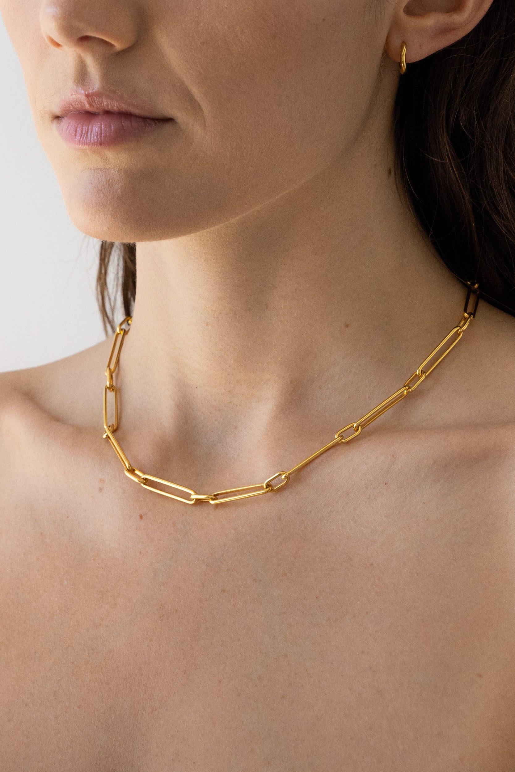 Jean Chain Necklace - 14k Gold Plated